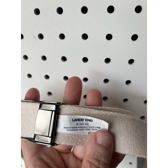 Lands' End Canvas Belt XL 40-42 Mountain Outdoor Print - Picture 4 of 6